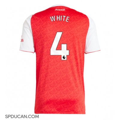 Muški Nogometni Dres Arsenal Ben White #4 Domaci 2025-26 Kratak Rukav Muški Nogometni Dres Arsenal Ben White #4 Domaci 2025-26 Kratak Rukav